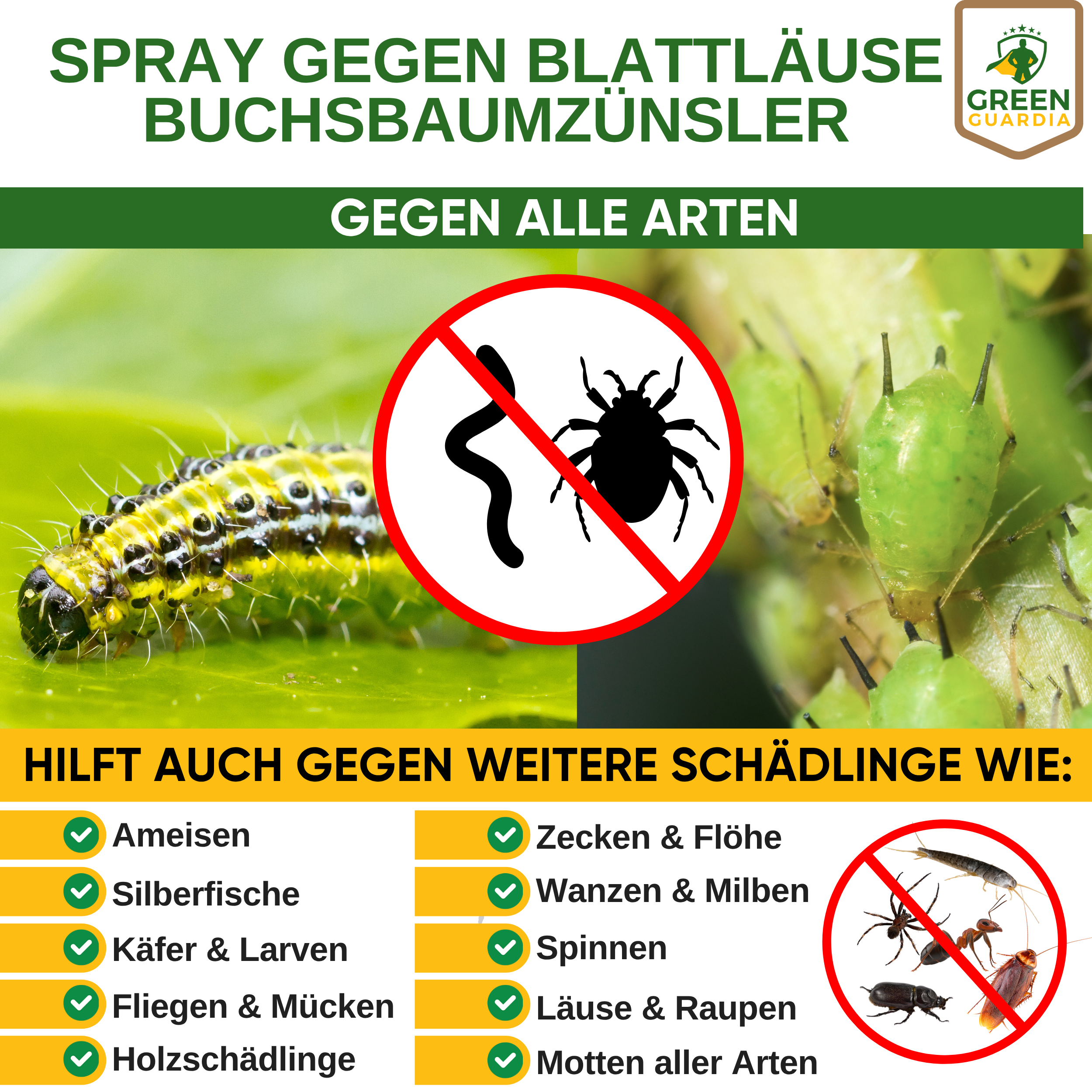 Spray concentrato repellente per afidi