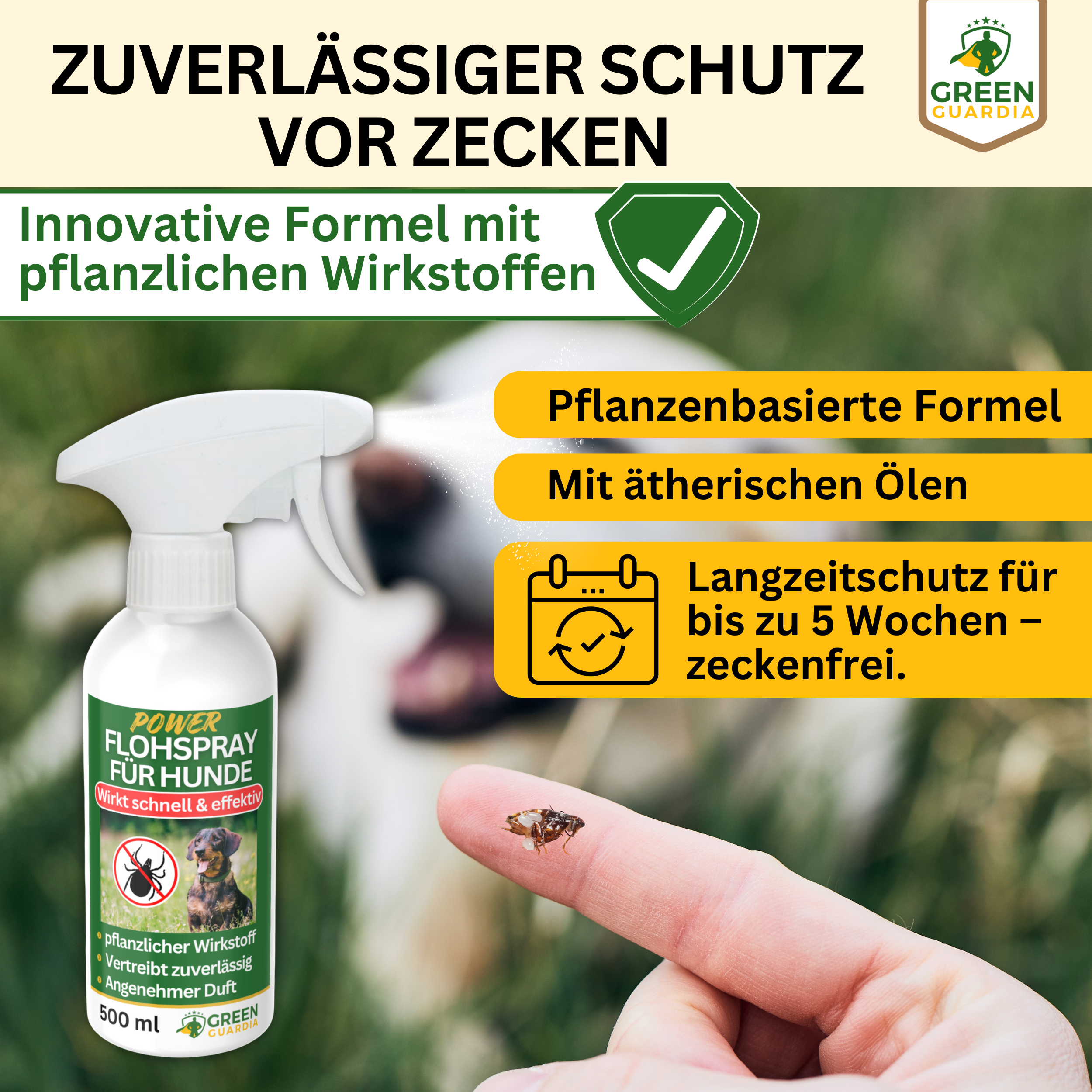 Spray anti-puces concentré pour chiens