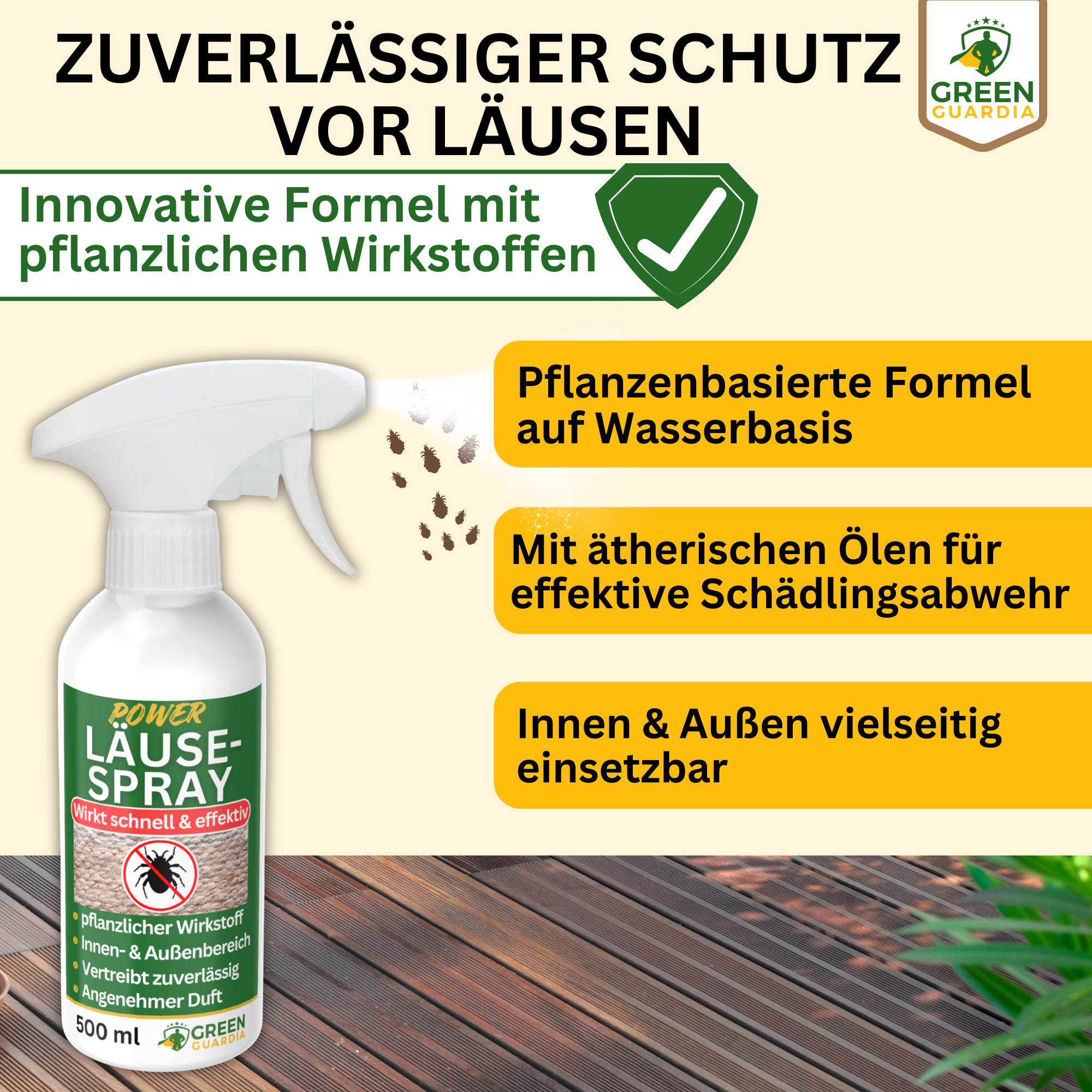 Spray repellente per pidocchi concentrato potente