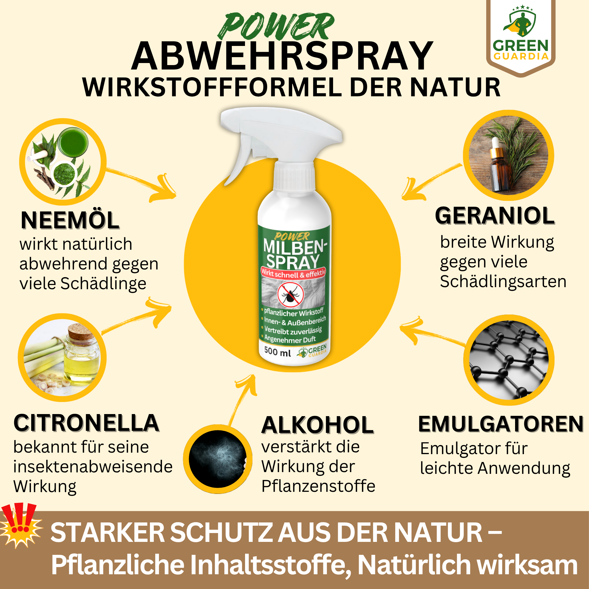 Spray anti-acariens concentré
