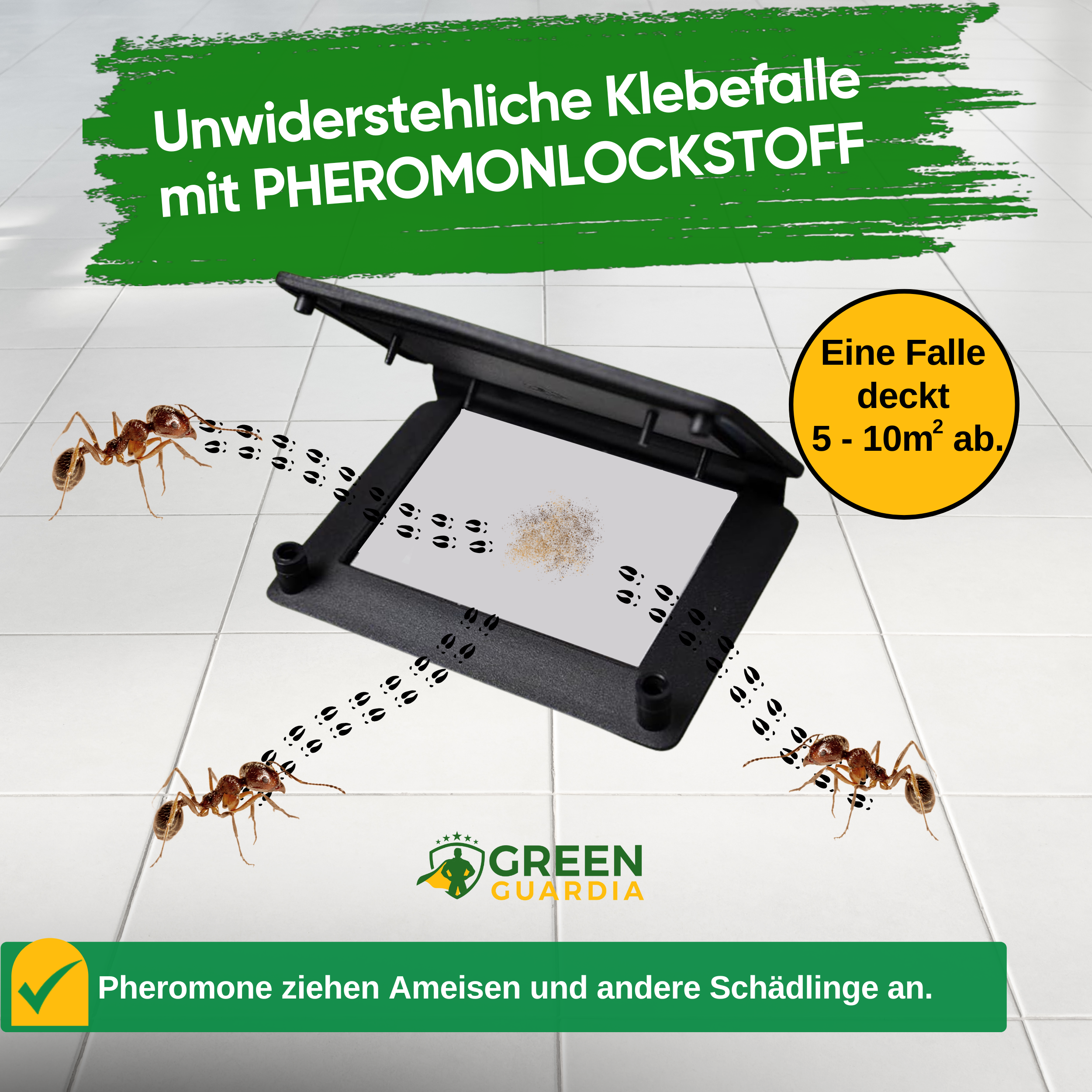 Piège à fourmis avec attractif à base de phéromones