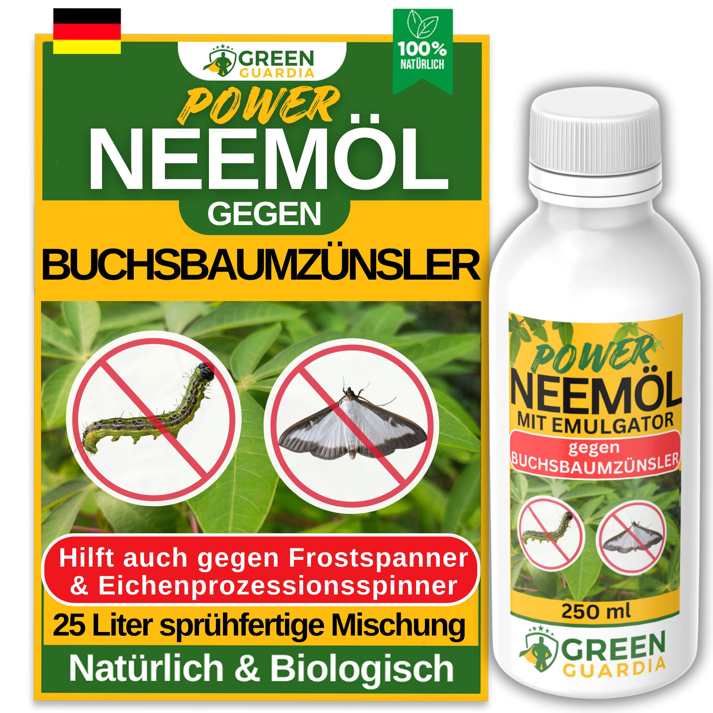 Olio di Neem potente contro la tignola del bosso
