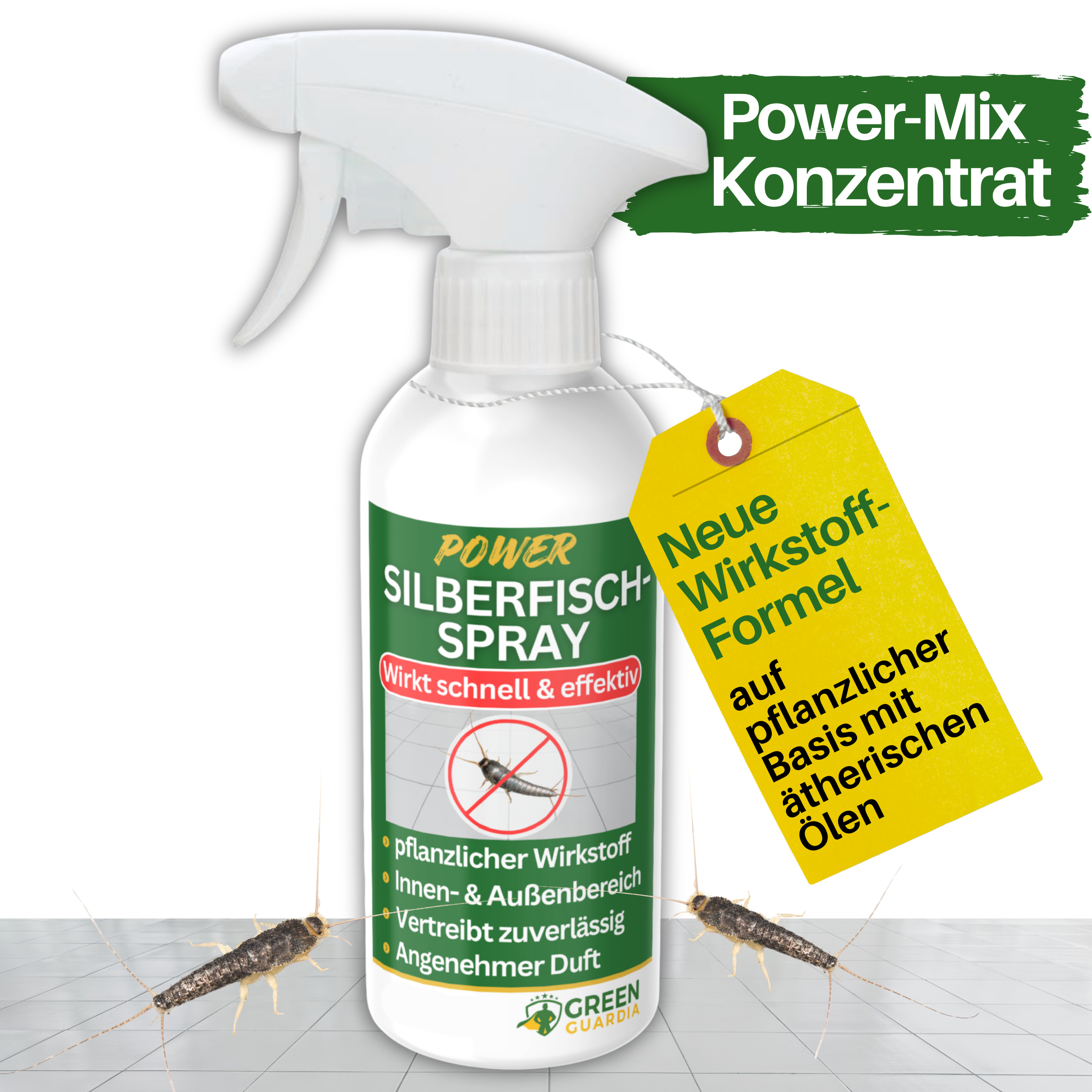 Spray concentrato repellente per pesciolini d'argento