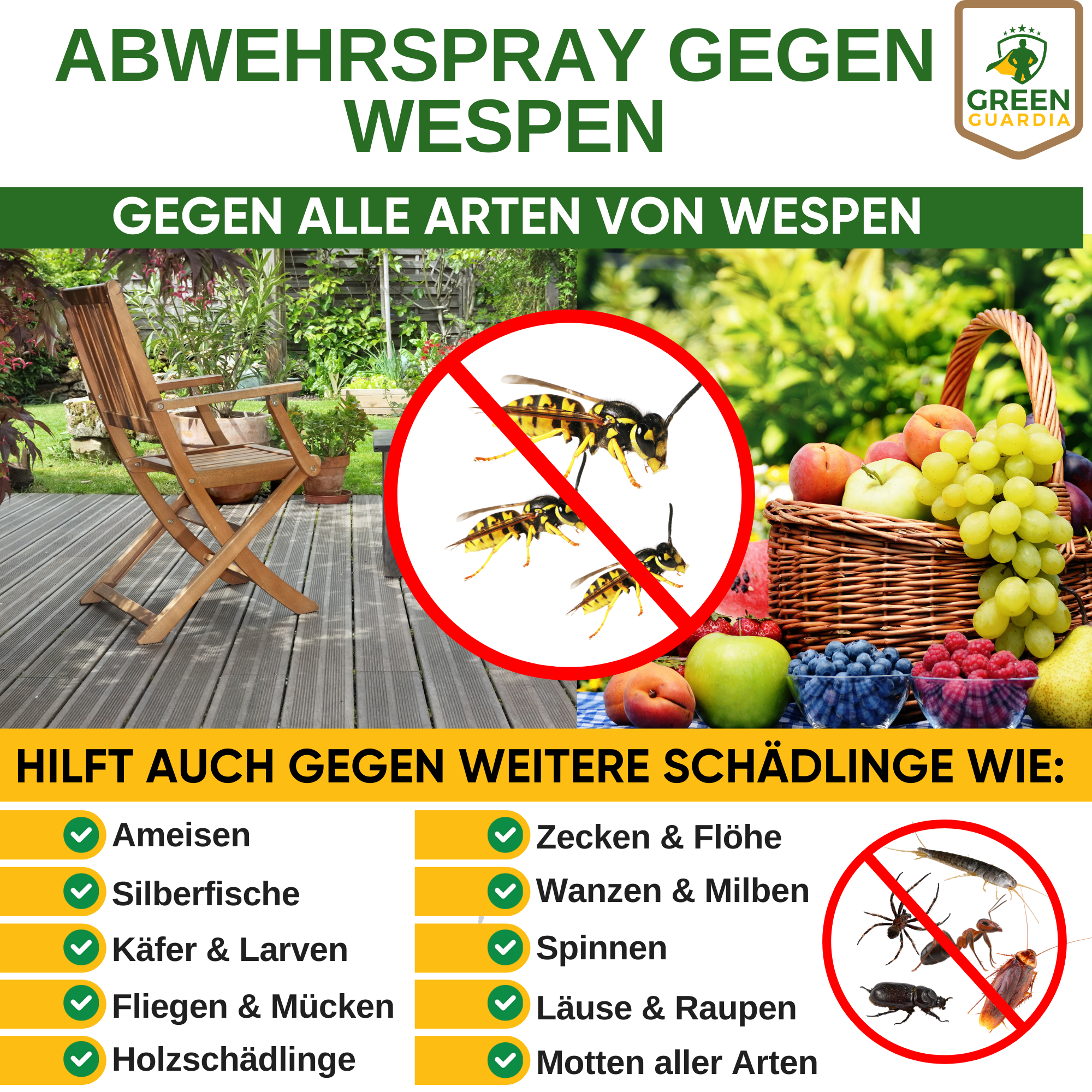 Spray concentrato anti-vespe