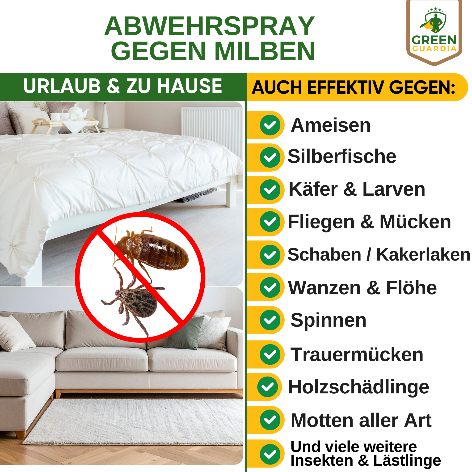 Spray concentrato antiacaro