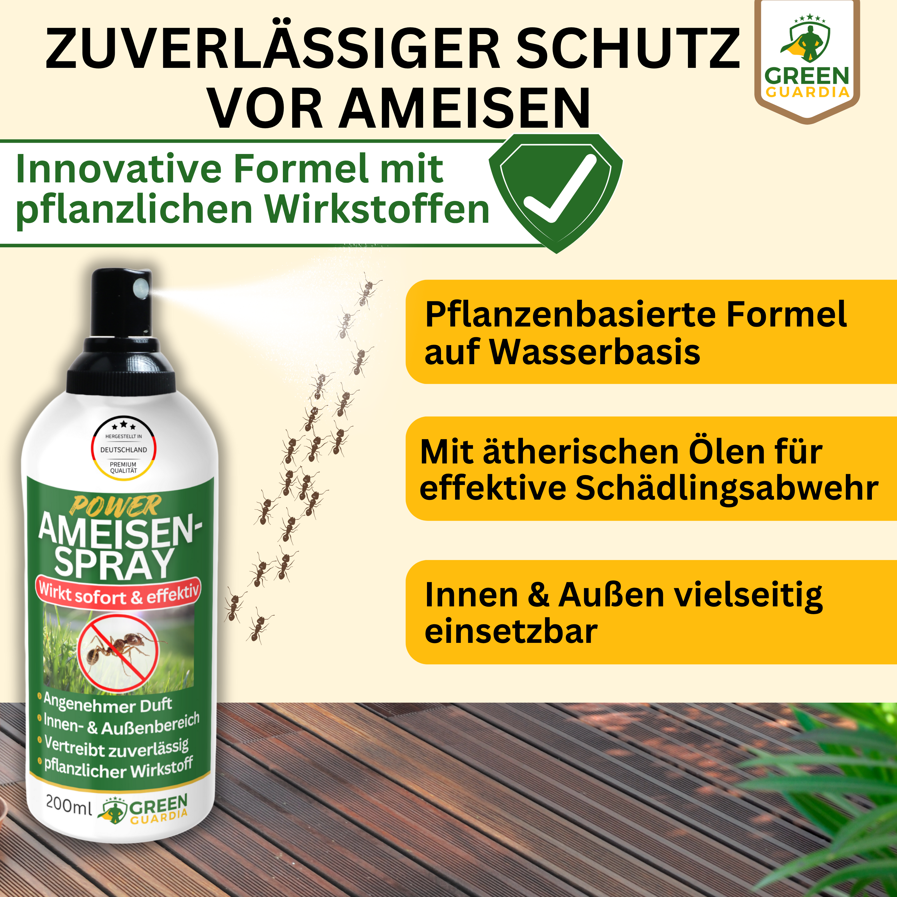 Spray repellente per formiche concentrato