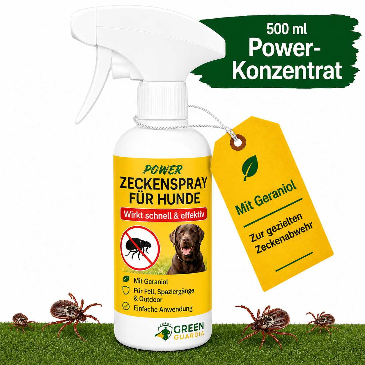 Zecken Abwehrspray Power-Konzentrat für Hunde