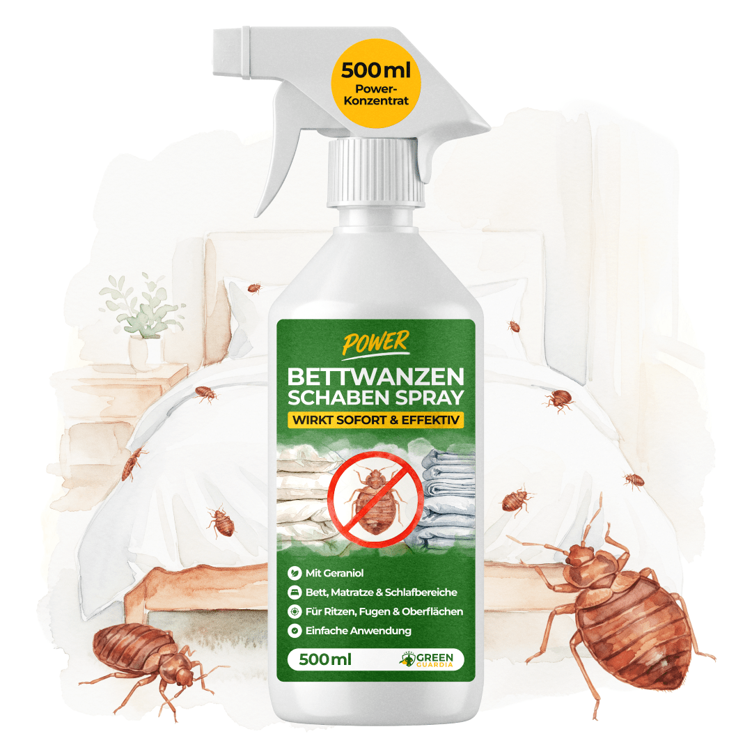 Bettwanzen-Abwehrspray Power-Konzentrat - 500ml - Green Guardia - Ihr Experte für Schädlinge und Pflanzen