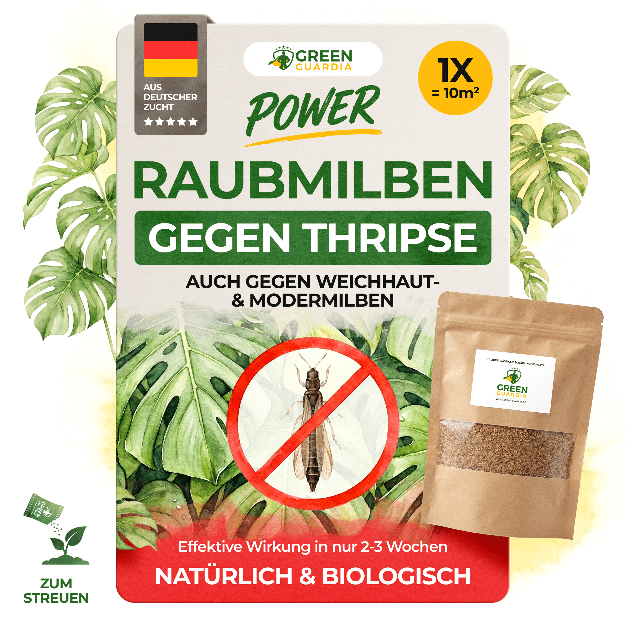 Raubmilben gegen Thripse - Green Guardia - Ihr Experte für Schädlinge und Pflanzen