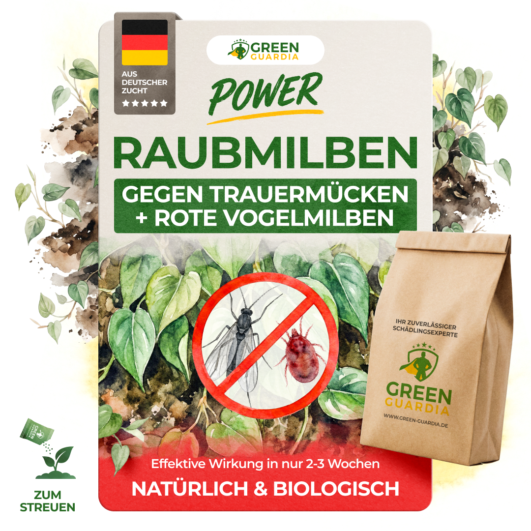 Raubmilben Mix gegen Trauermücken & Rote Vogelmilben