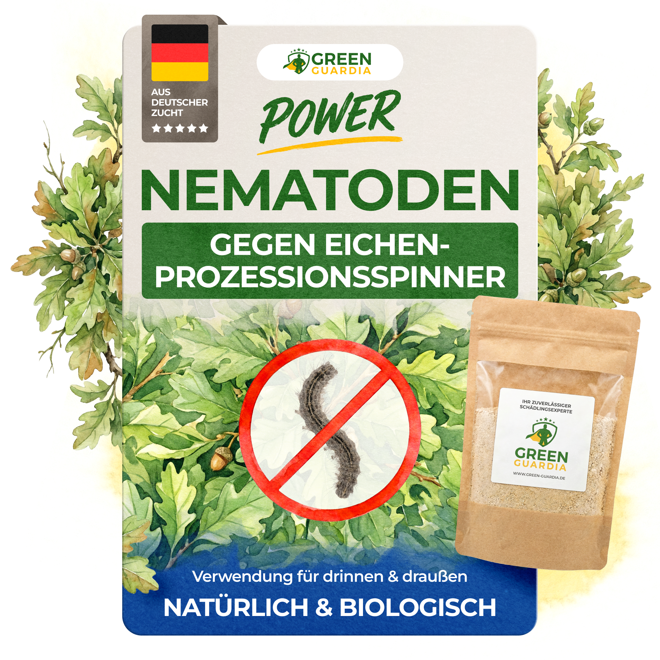 Nematoden gegen Eichenprozessionsspinner