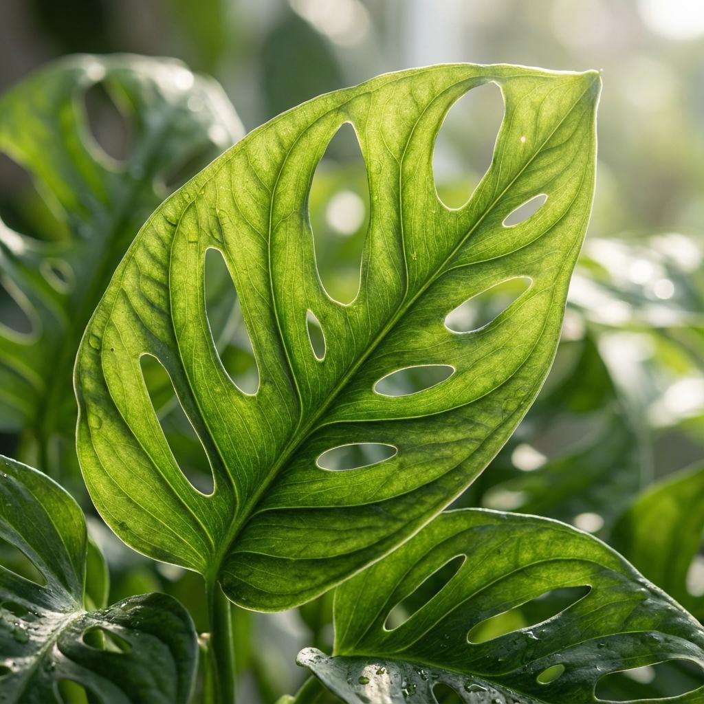 Monstera ‘Monkey Mask’ – Kletter- und Hängepflanze, 12 cm Topf, 25–35 cm Höhe