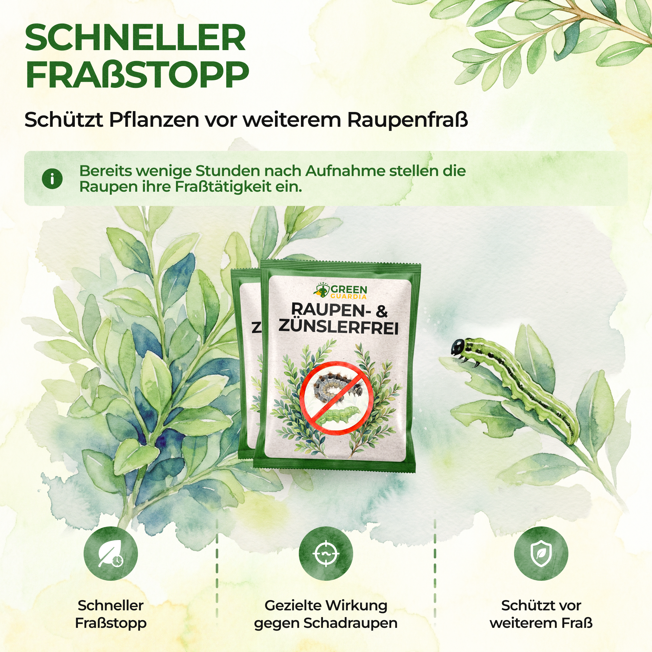 XenTari® Zünslerfrei & Raupenfrei, 2 x 3g