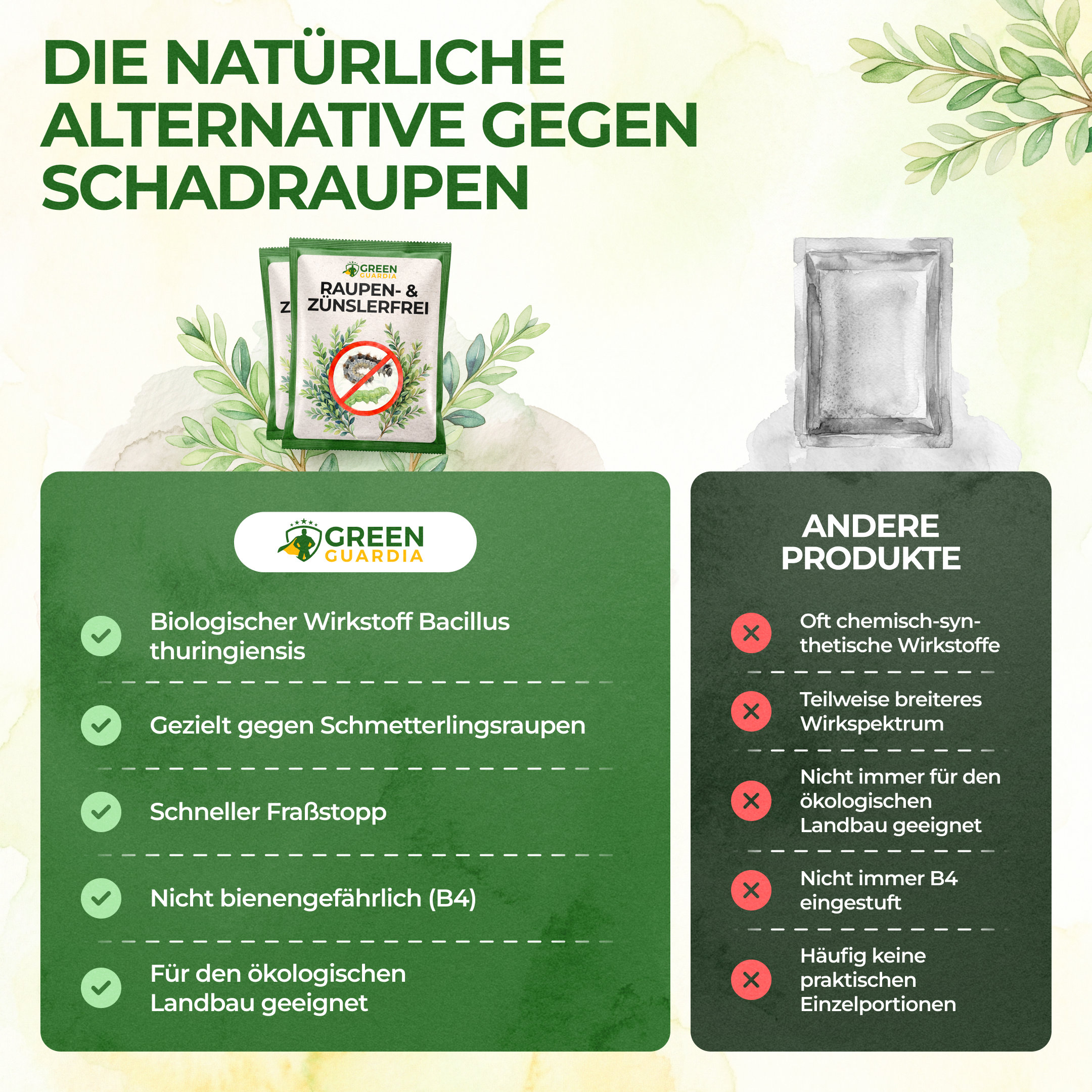 XenTari® Zünslerfrei & Raupenfrei, 2 x 3g